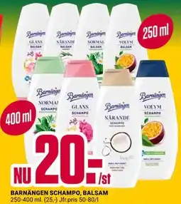 ÖoB BARNÄNGEN SCHAMPO, BALSAM erbjuda