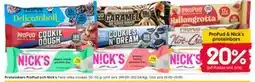 Rusta Proteinbars ProPud och Nick’s erbjuda