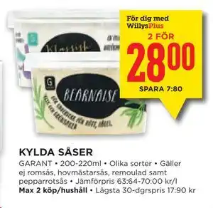 KYLDA SÅSER, Medlemspris
