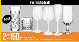 ÖoB Dricksglas, Medlemspris erbjuda