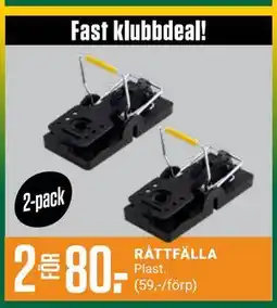 ÖoB RÅTTFÄLLA, Medlemspris erbjuda