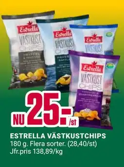 ÖoB ESTRELLA VÄSTKUSTCHIPS erbjuda