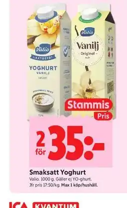 ICA Kvantum Smaksatt Yoghurt, Medlemspris erbjuda