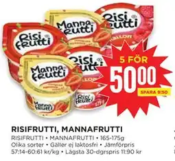 Willys RISIFRUTTI, MANNAFRUTTI erbjuda