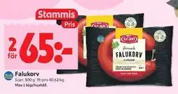 ICA Kvantum Falukorv, Medlemspris erbjuda