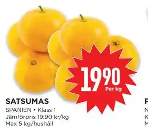 Willys Hemma SATSUMAS erbjuda
