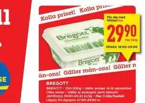 BREGOTT, Medlemspris
