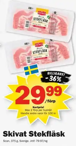 Pekås Skivat Stekfläsk, Medlemspris erbjuda