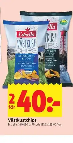 ICA Kvantum Västkustchips erbjuda