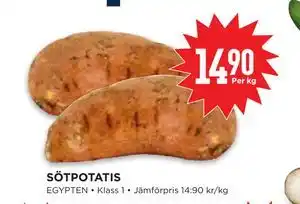 Willys Hemma SÖTPOTATIS erbjuda