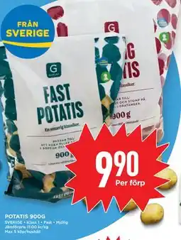 Willys POTATIS 900G erbjuda