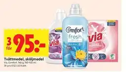 ICA Kvantum Tvättmedel, sköljmedel erbjuda