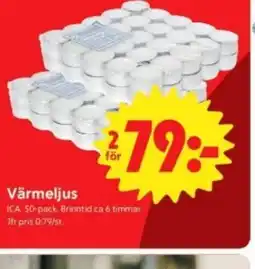 ICA Nära Värmeljus erbjuda