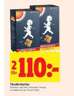 ICA Kvantum Tändbriketter erbjuda