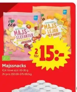 ICA Nära Majssnacks erbjuda
