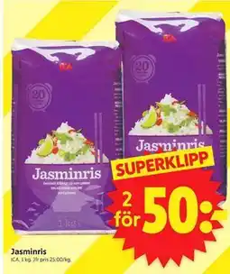 ICA Supermarket Jasminris erbjuda