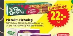 ICA Supermarket Pizzakit, Pizzadeg erbjuda