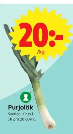 ICA Nära Purjolök erbjuda