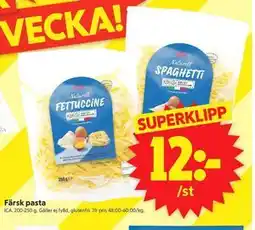 ICA Supermarket Färsk pasta erbjuda