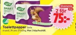 ICA Supermarket Toalettpapper, Medlemspris erbjuda