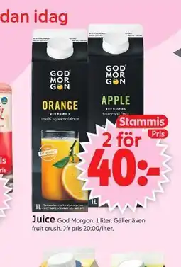 ICA Supermarket Juice, Medlemspris erbjuda