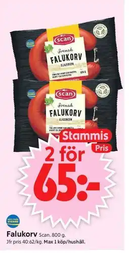 ICA Supermarket Falukorv, Medlemspris erbjuda