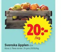 ICA Supermarket Svenska äpplen erbjuda