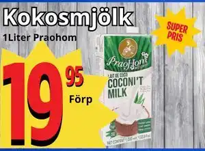 Supergrossen Kokosmjölk erbjuda