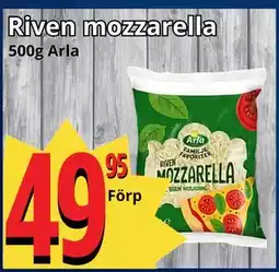 Supergrossen Riven mozzarella erbjuda