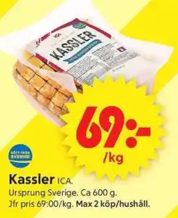 ICA Supermarket Kassler ICA erbjuda