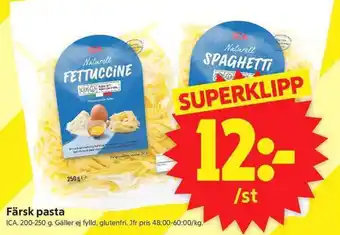 Ica färsk pasta