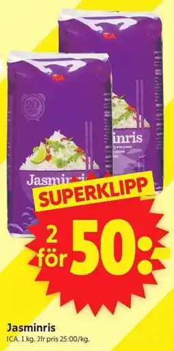ICA Supermarket Ica jasminris erbjuda