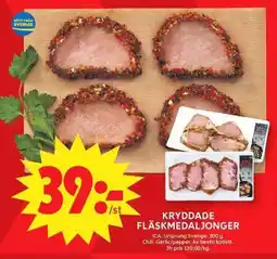 ICA Maxi Ica kryddade fläskmedaljonger erbjuda