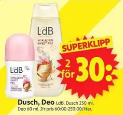 ICA Supermarket LdB Dusch, Deo erbjuda