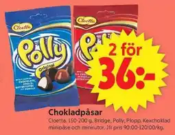 ICA Supermarket Cloetta chokladpåsar erbjuda