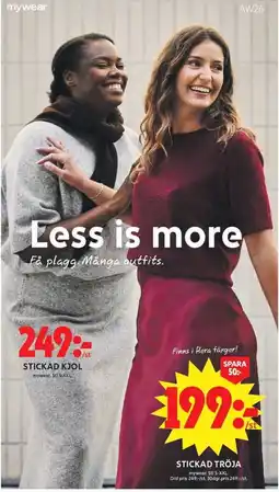 ICA Maxi mywear stickad tröja erbjuda