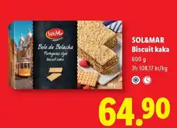 Lidl Sol&mar biscuit kaka erbjuda