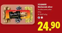 Lidl Sol&mar marinerade oliver erbjuda