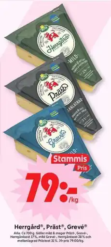 ICA Maxi Arla Herrgård Präst Grevé erbjuda