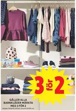 ICA Maxi mywear barnkläder erbjuda