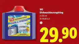 Lidl W5 diskmaskinsrengöring erbjuda