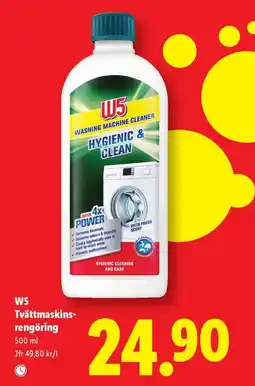 Lidl W5 tvättmaskinsrengöring erbjuda