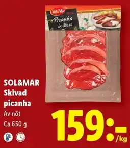 Lidl Sol&mar skivad picanha erbjuda