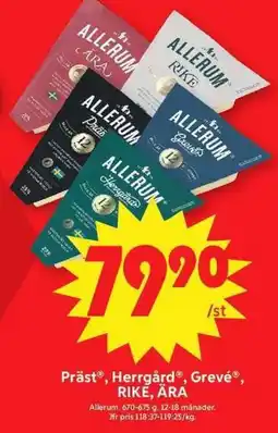 ICA Maxi Allerum Präst, Herrgård, Grevé, Rike, Ära erbjuda