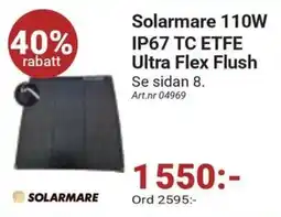 Erlandsons Brygga Solarmare 110w ip67 tc etfe ultra flex flush erbjuda