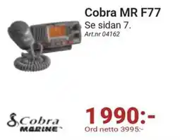 Erlandsons Brygga Cobra MR F77 erbjuda