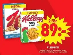 ICA Maxi Kellogg's Corn Flakes erbjuda