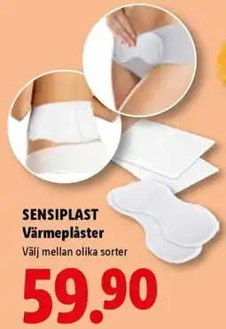 Lidl SensiPlast Värmeplåster erbjuda