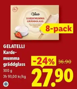 Lidl Gelatelli kardemumma gräddglass erbjuda
