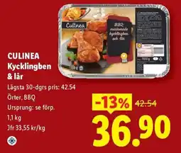 Lidl Culinea kycklingben & lår erbjuda